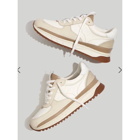 Madewell Shoes - Madewell $110 Kickoff Trainer Sneakers Antique Cream Size 8 MB857